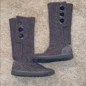 Crochet Gray Uggs Size 7